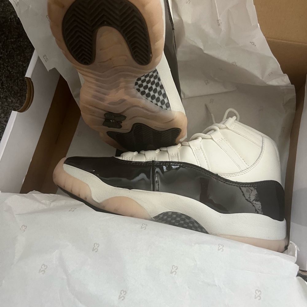 Jordan Black and White High-Top Sneakers